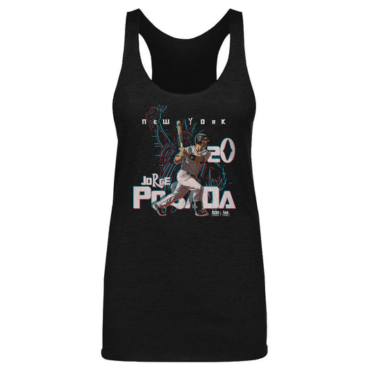 Jorge Posada New York Y 3D Graphic WHT