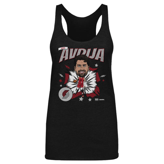 Deni Avdija Portland Trail Blazers Caricature WHT