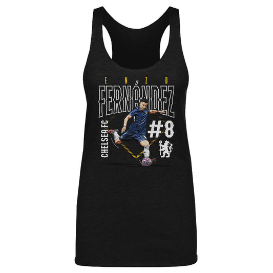 Enzo Fernandez Chelsea FC Outline Number WHT