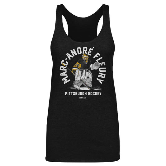 Marc-Andre Fleury Pittsburgh Emblem WHT