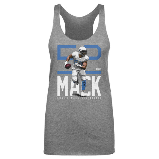 Khalil Mack Los Angeles C Bold Number WHT