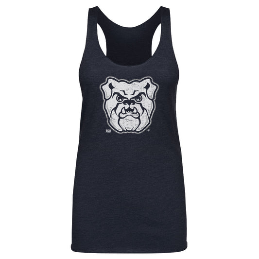 Butler Bulldogs Bulldog Vintage Logo WHT