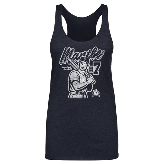 Mickey Mantle New York Y Retro WHT