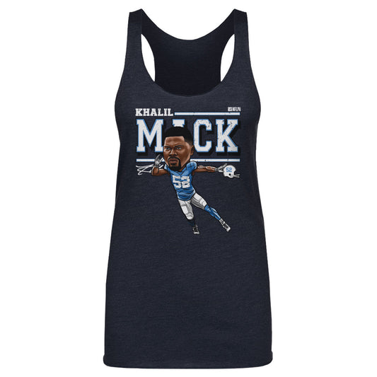 Khalil Mack Los Angeles C Cartoon WHT