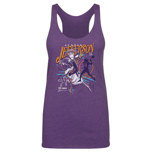 Justin Jefferson Minnesota Scribble WHT