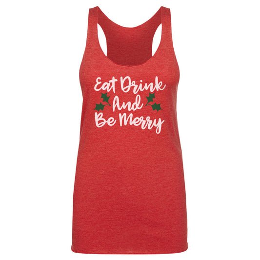 Christmas Eat Drink And Be Merry WHT