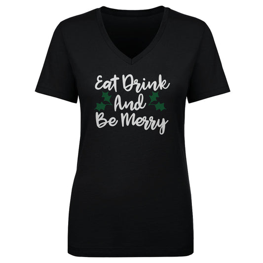 Christmas Eat Drink And Be Merry WHT
