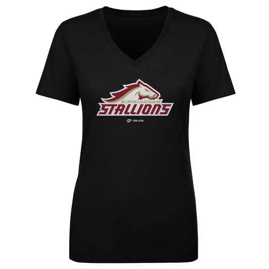 Birmingham Stallions Primary Logo WHT