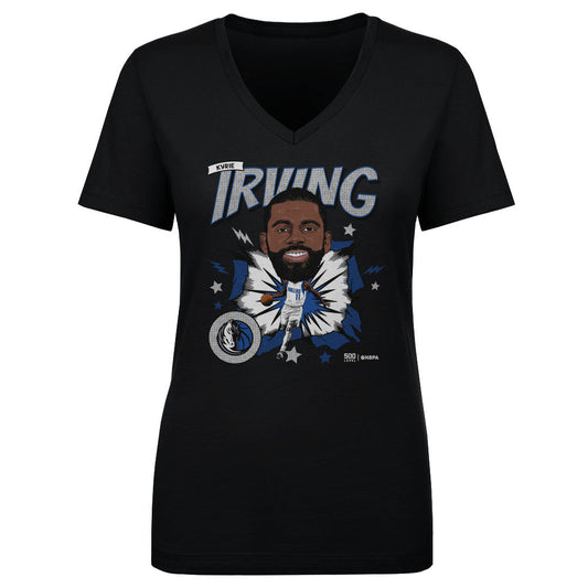 Kyrie Irving Dallas Mavericks Caricature WHT