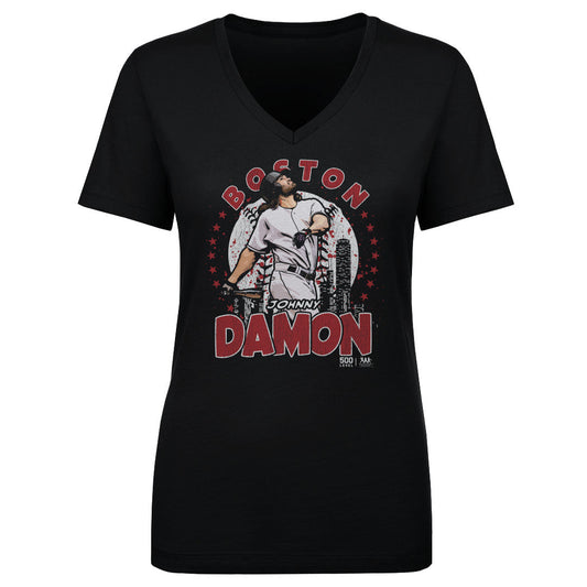 Johnny Damon Boston Gritty WHT