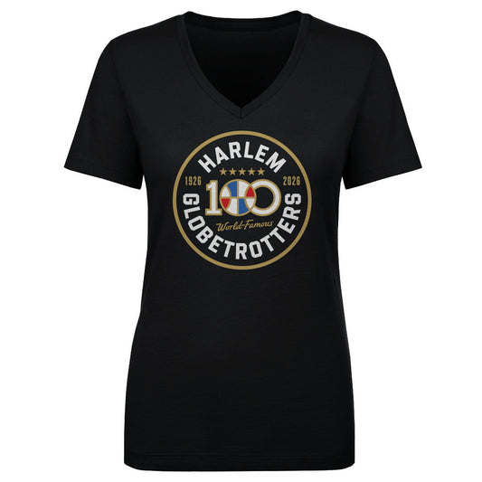 Harlem Globetrotters 100 Years Circle WHT