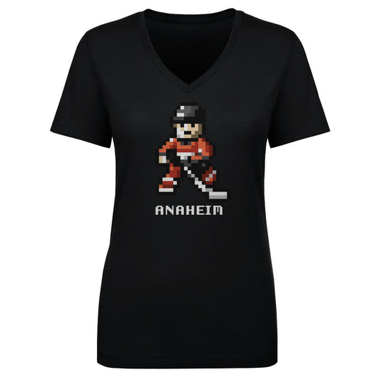 Anaheim Hockey 8-bit WHT