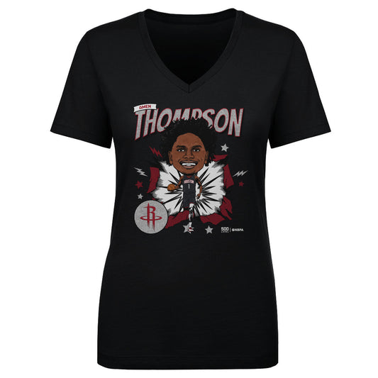 Amen Thompson Houston Rockets Caricature WHT