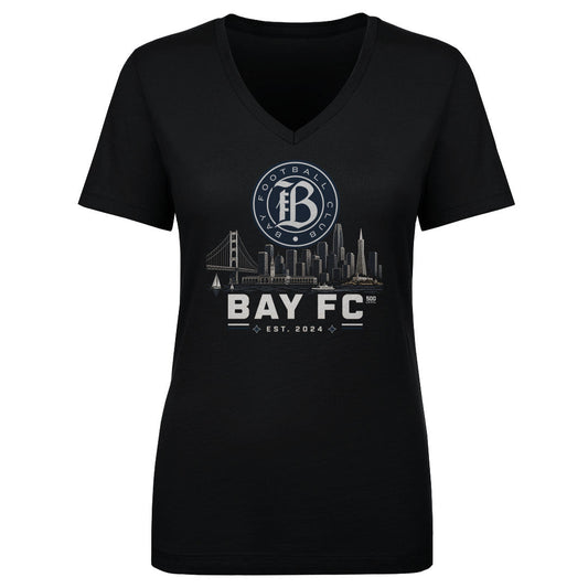 Bay FC Skyline Logo WHT