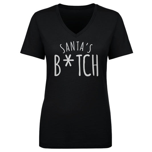 Christmas Santa's B-tch WHT