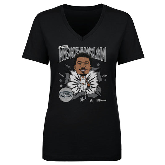 Victor Wembanyama San Antonio Spurs Caricature WHT