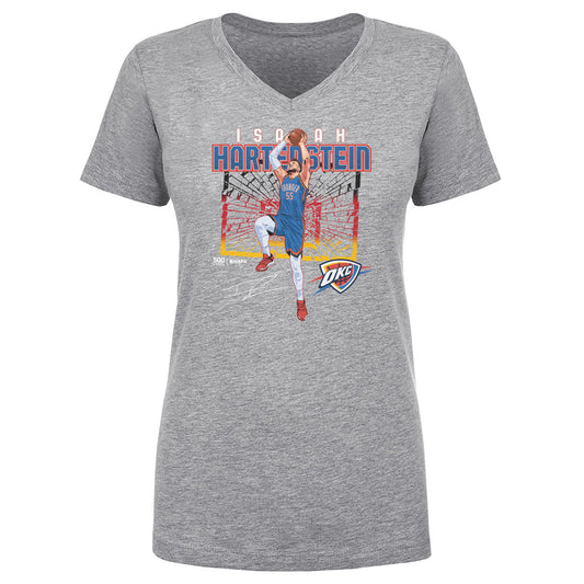 Isaiah Hartenstein Oklahoma City Thunder Shattered Flag WHT