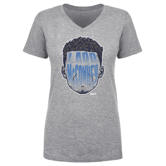 Ladd McConkey Los Angeles C Player Silhouette WHT