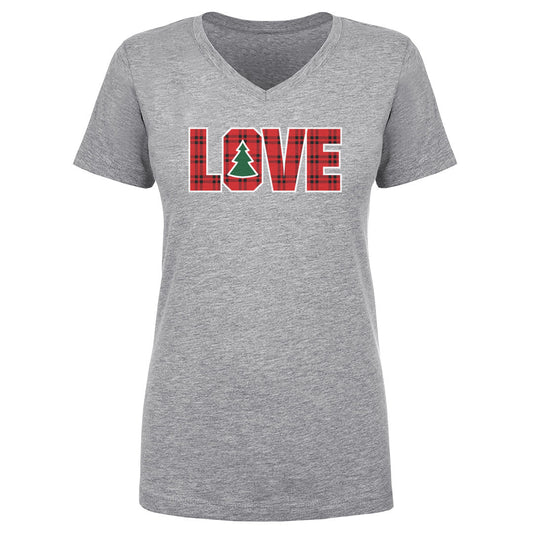 Christmas LOVE Christmas Plaid WHT