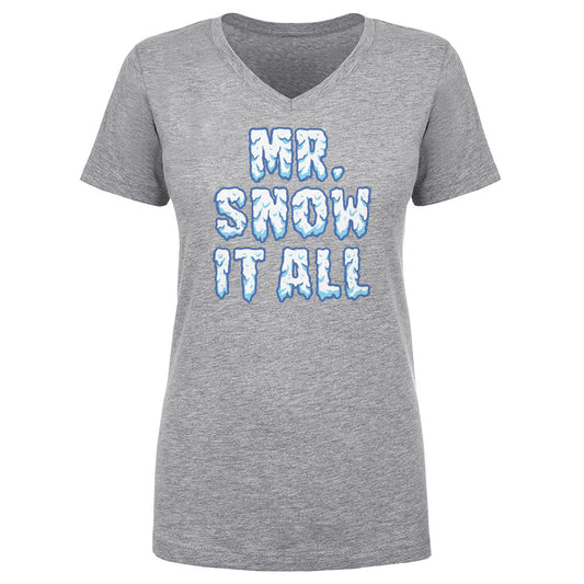 Christmas Mr. Snow It All WHT