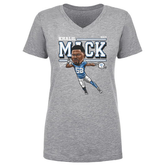 Khalil Mack Los Angeles C Cartoon WHT