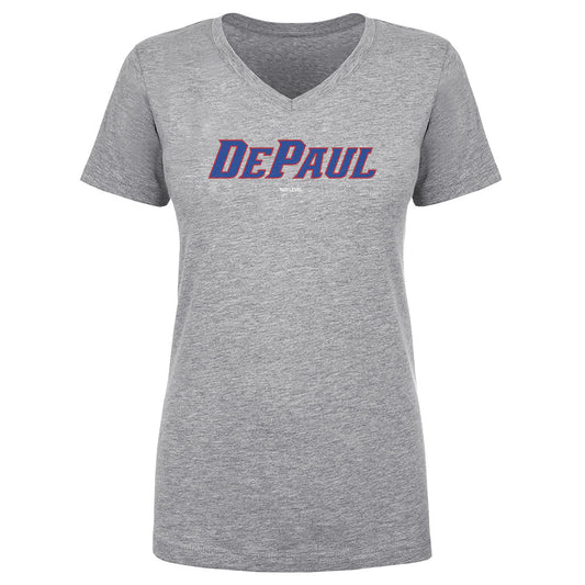 DePaul Blue Demons Wordmark WHT