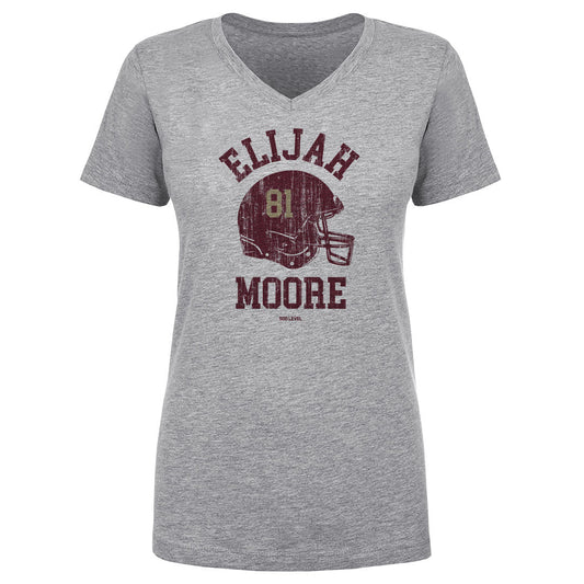 Elijah Moore College Helmet Font