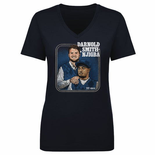 Sam Darnold & Jaxon Smith-Njigba Seattle Step Brothers WHT