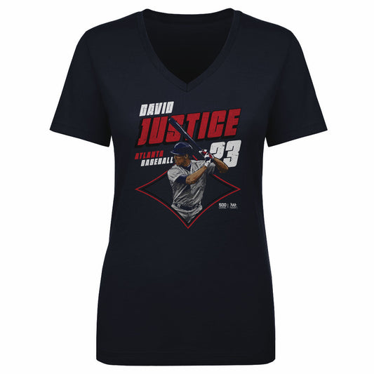 David Justice Atlanta Diamond WHT
