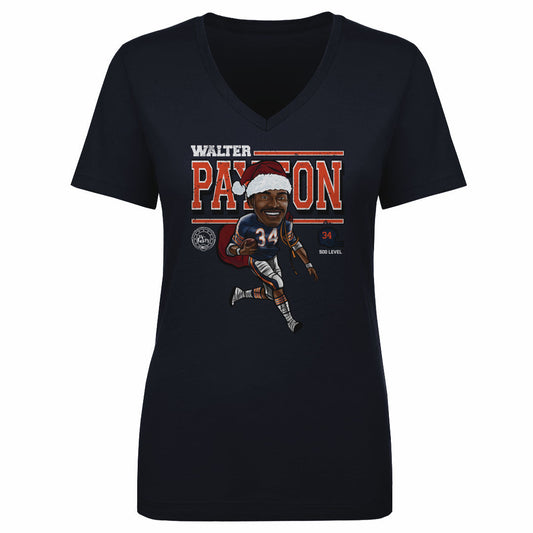Walter Payton Chicago Cartoon Santa Hat WHT