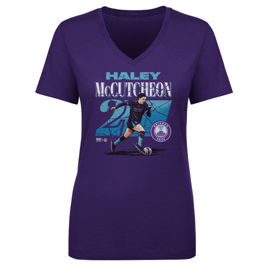 Haley McCutcheon Orlando Pride Cracked Number WHT