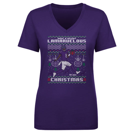 Lamar Jackson Baltimore Ugly Sweater WHT