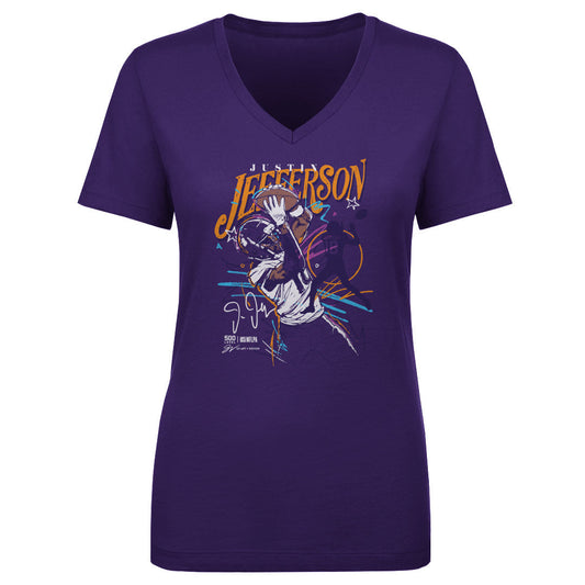Justin Jefferson Minnesota Scribble WHT