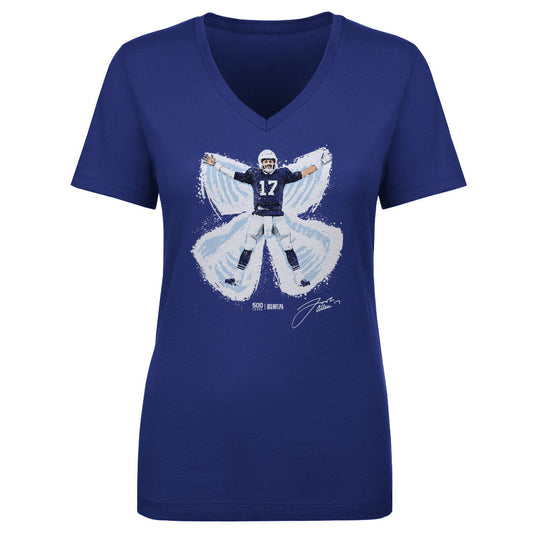Josh Allen Buffalo Snow Angel WHT