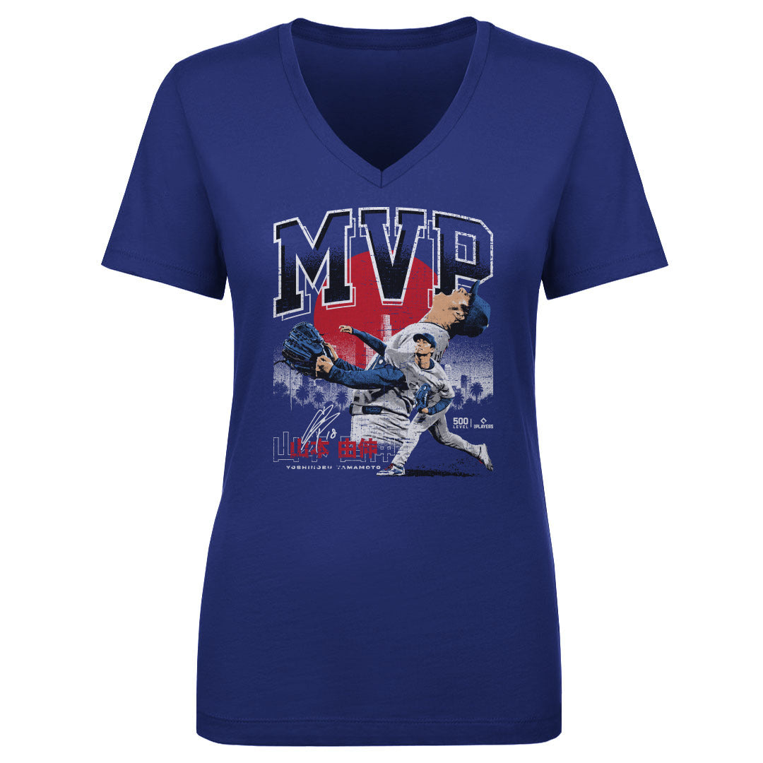 Yoshinobu Yamamoto Los Angeles D 2025 Championship MVP WHT