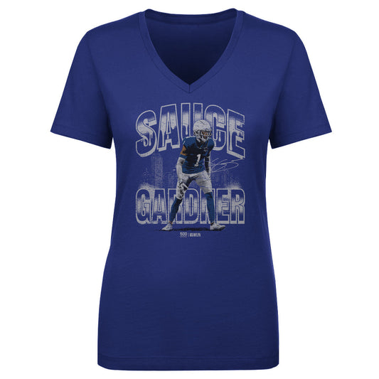 Sauce Gardner Indianapolis Skyline WHT