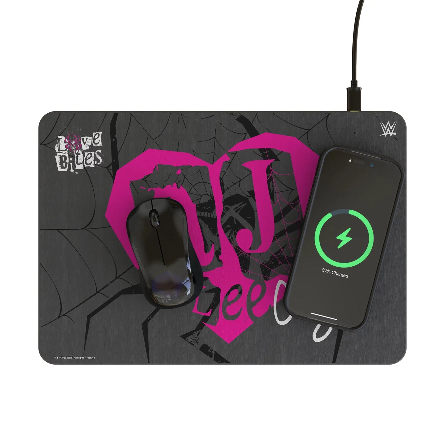 AJ Lee Impact 15-Watt Wireless Charger and Mouse Pad