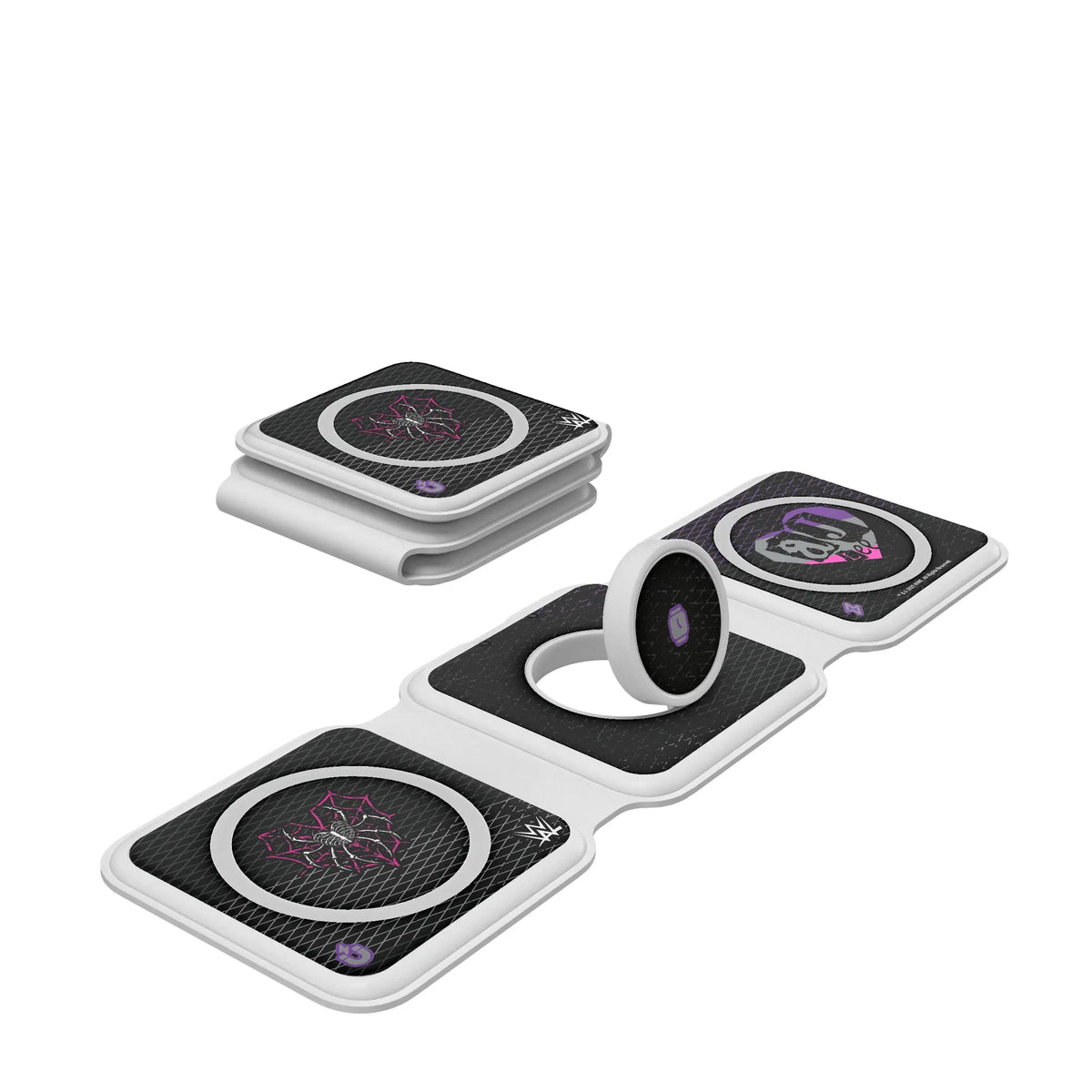 AJ Lee Steel Foldable 3 in 1 Charger