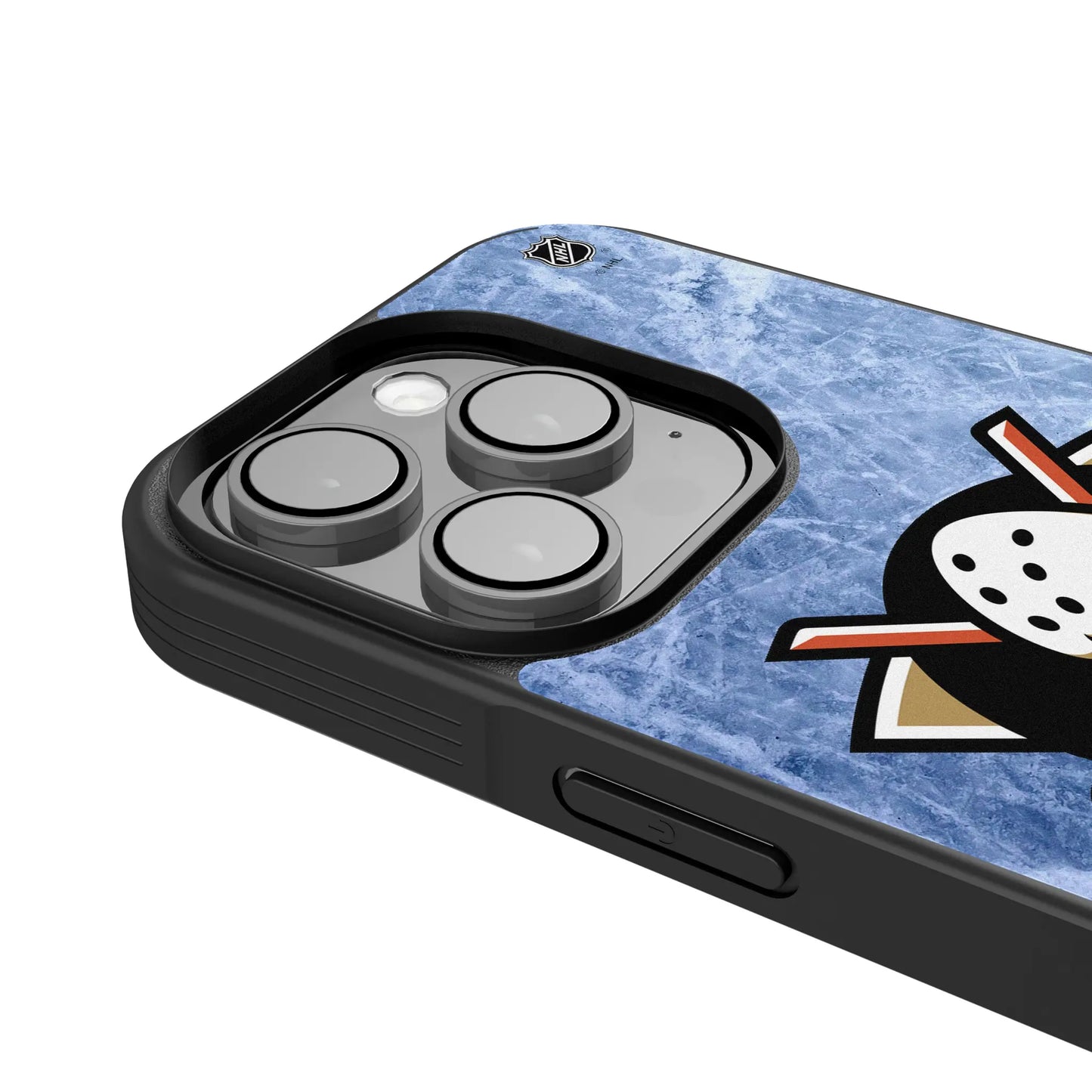 Anaheim Ducks Ice Wordmark Bump Phone Case for Apple iPhone