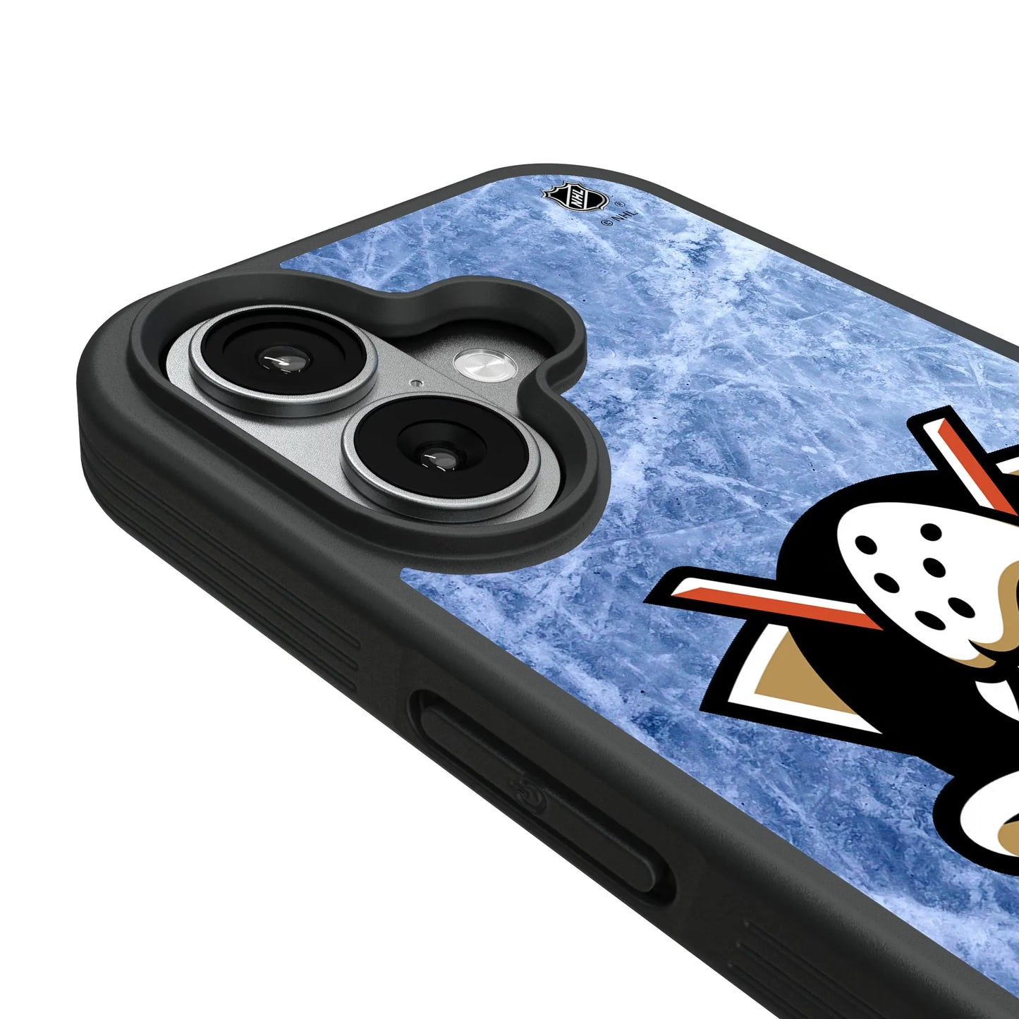 Anaheim Ducks Ice Wordmark Bump Phone Case for Apple iPhone