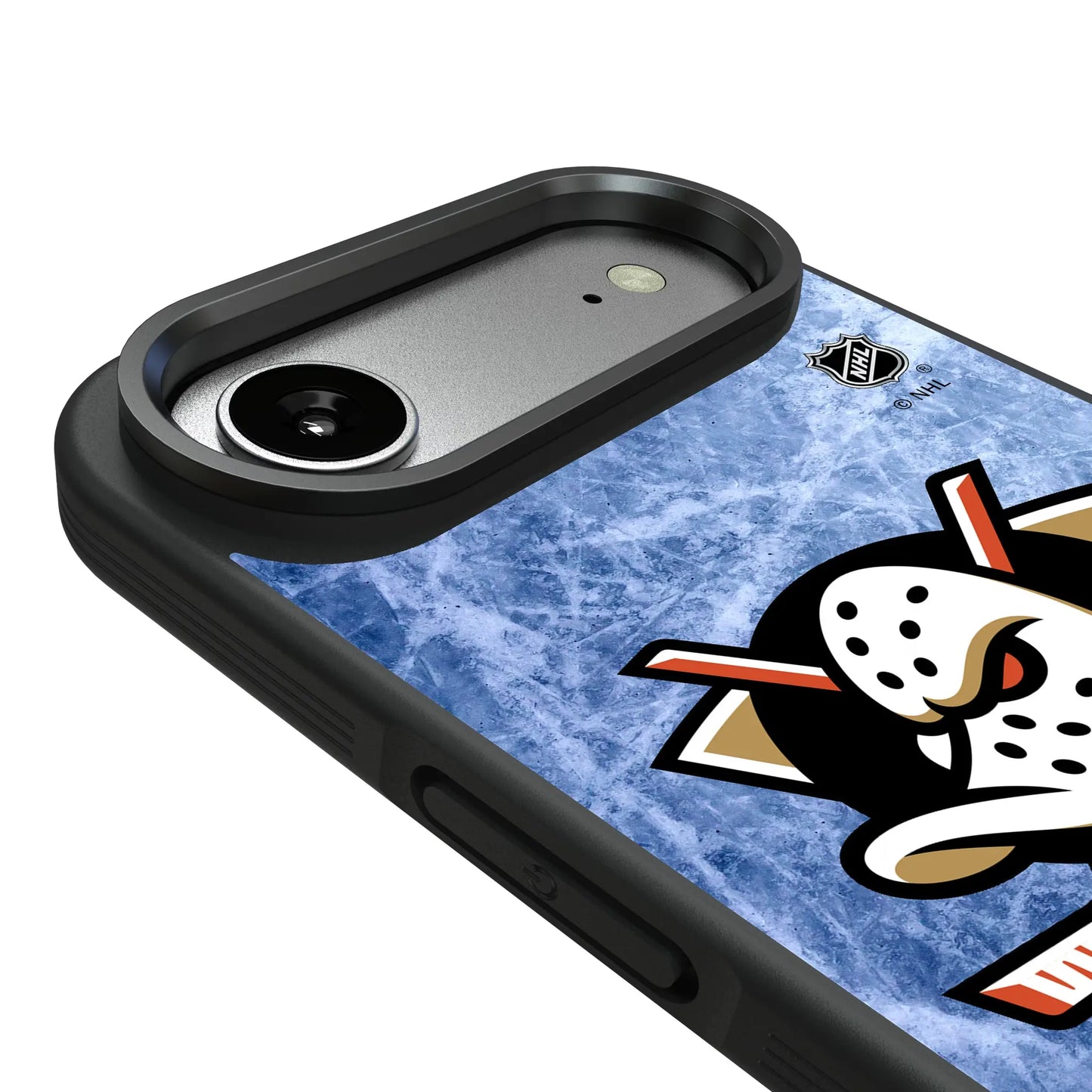Anaheim Ducks Ice Wordmark Bump Phone Case for Apple iPhone
