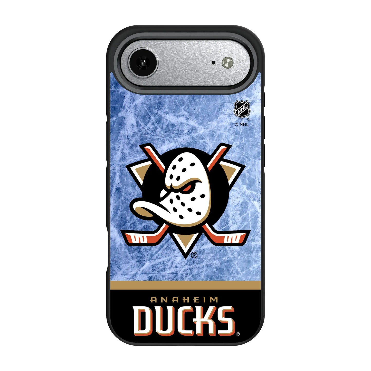 Anaheim Ducks Ice Wordmark Bump Phone Case for Apple iPhone