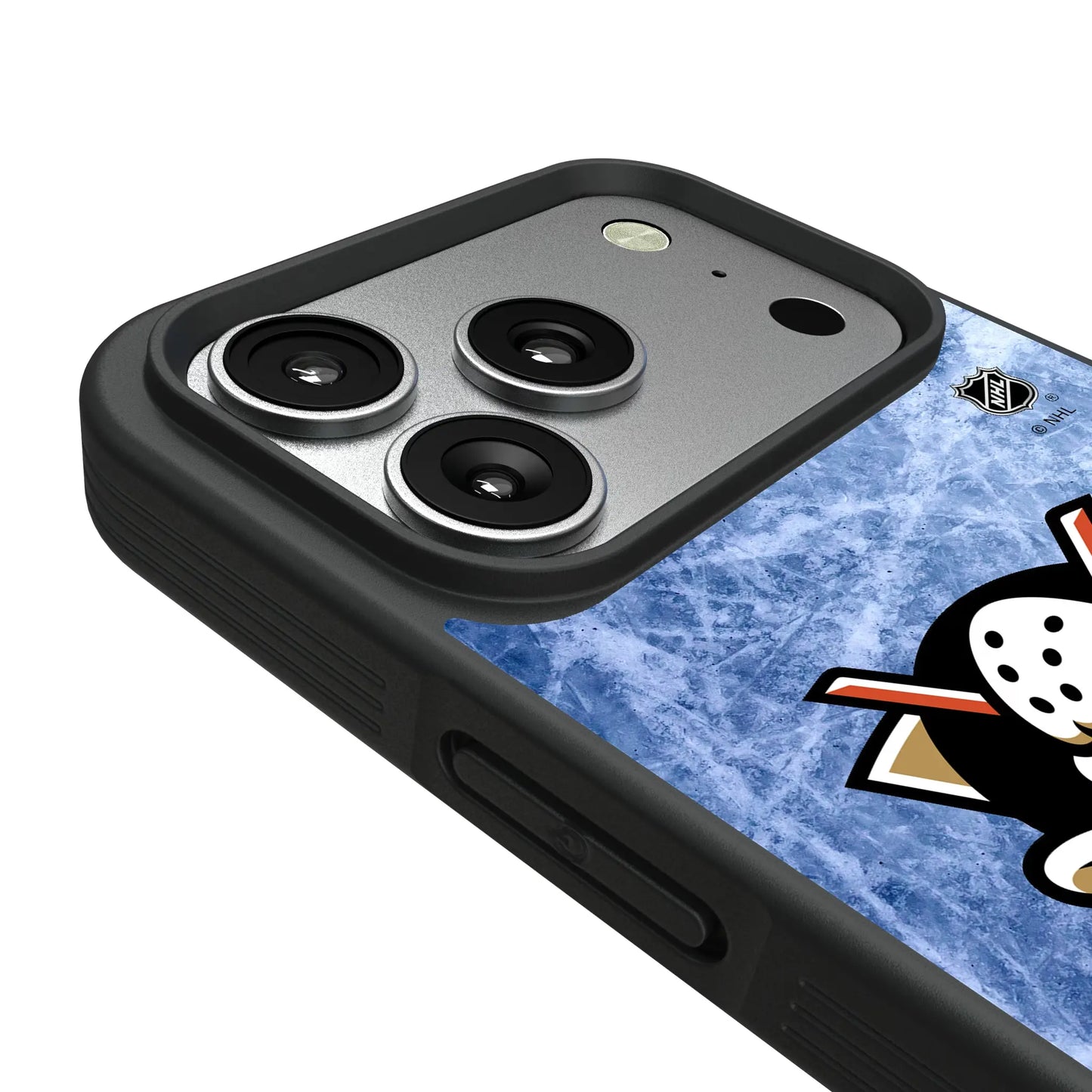 Anaheim Ducks Ice Wordmark Bump Phone Case for Apple iPhone