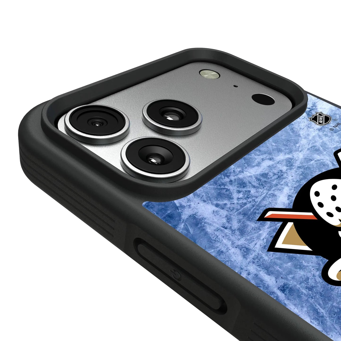 Anaheim Ducks Ice Wordmark Bump Phone Case for Apple iPhone