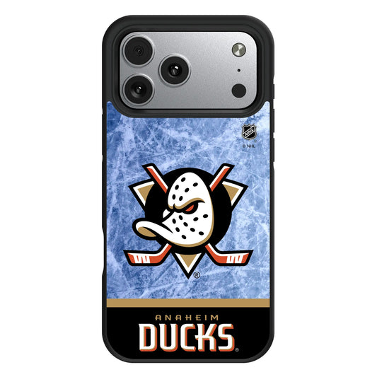 Anaheim Ducks Ice Wordmark Bump Phone Case for Apple iPhone