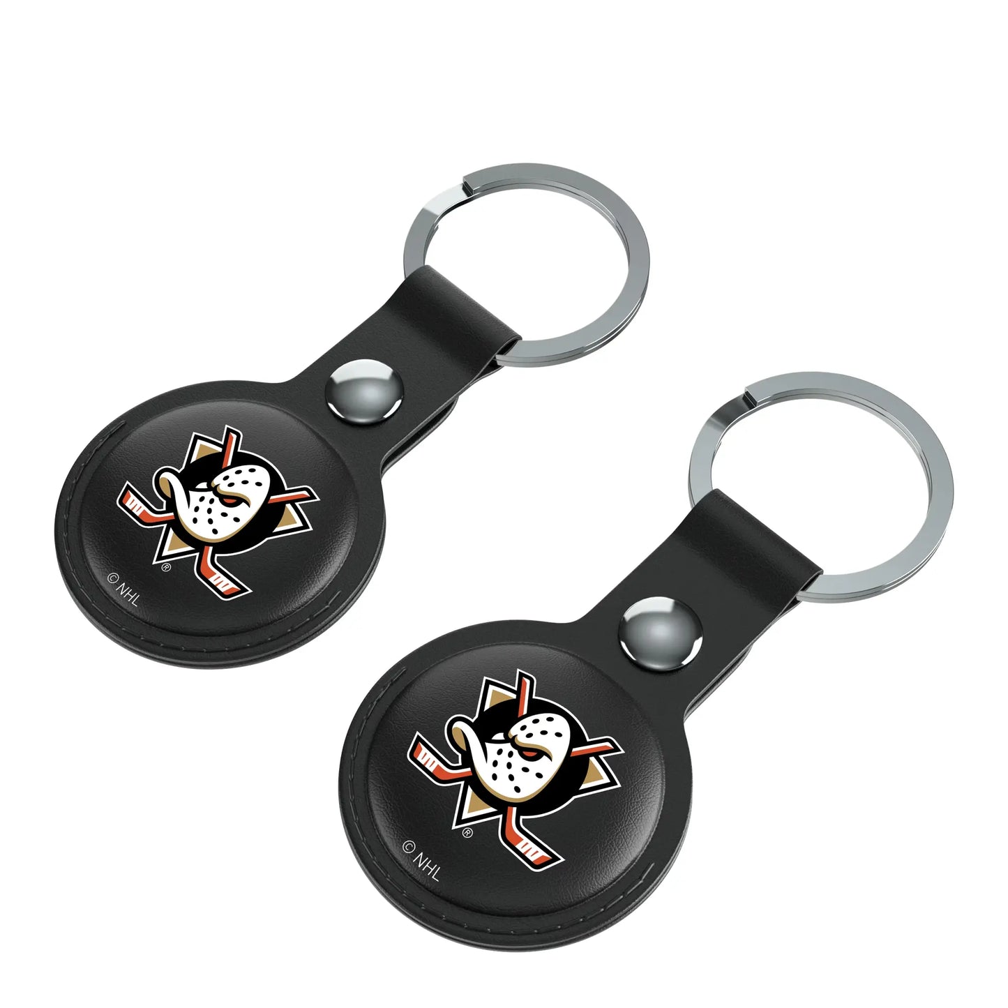Anaheim Ducks Insignia Black Airtag Holder 2-Pack