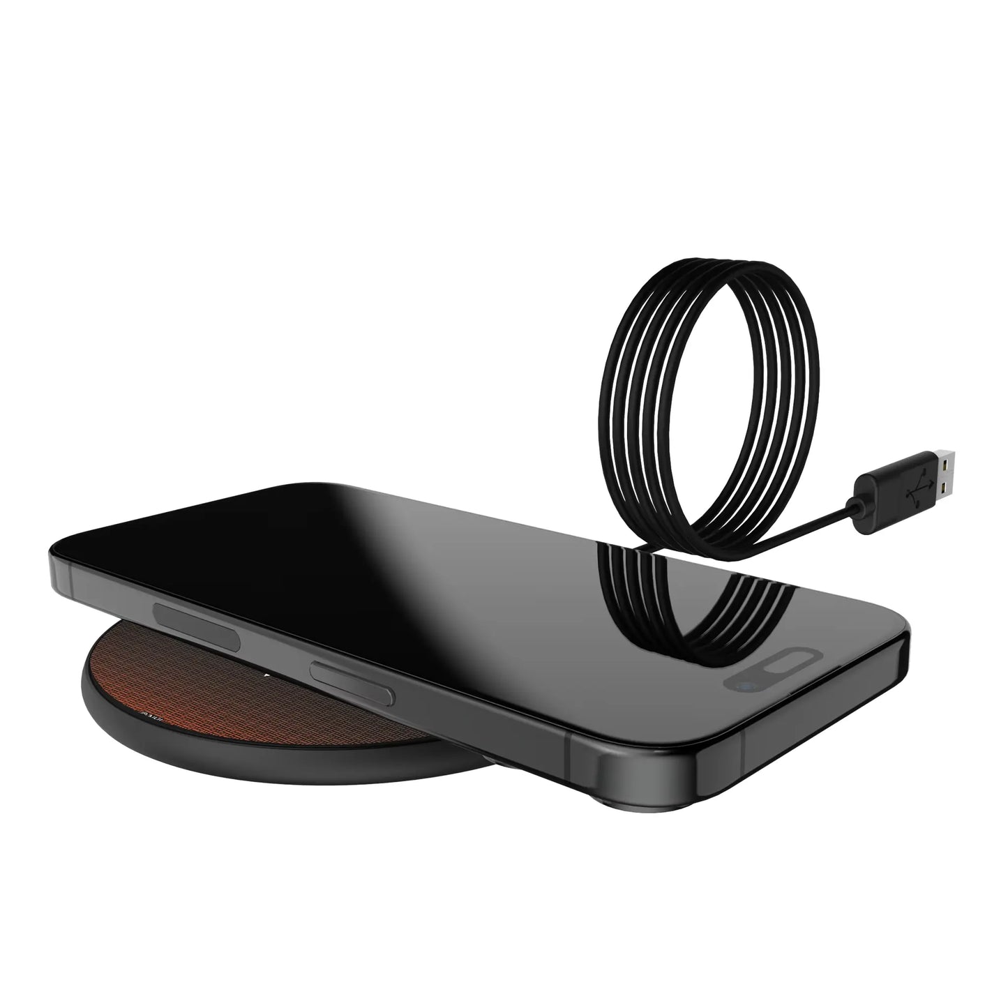Anaheim Ducks Linen 15-Watt Wireless Charger