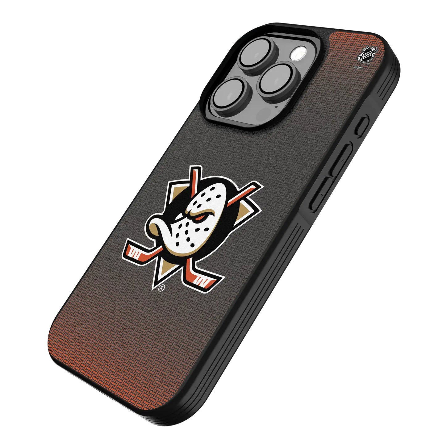 Anaheim Ducks Linen Bump Phone Case for Apple iPhone