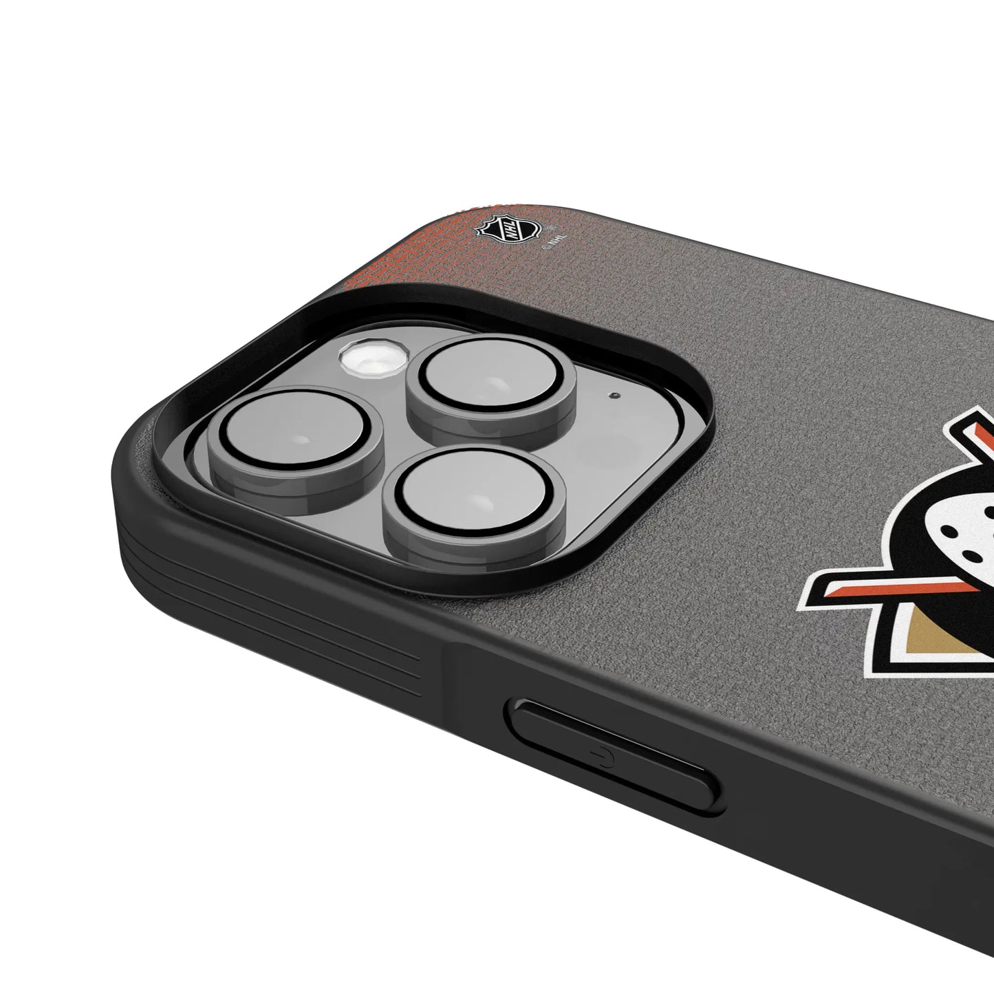 Anaheim Ducks Linen Bump Phone Case for Apple iPhone