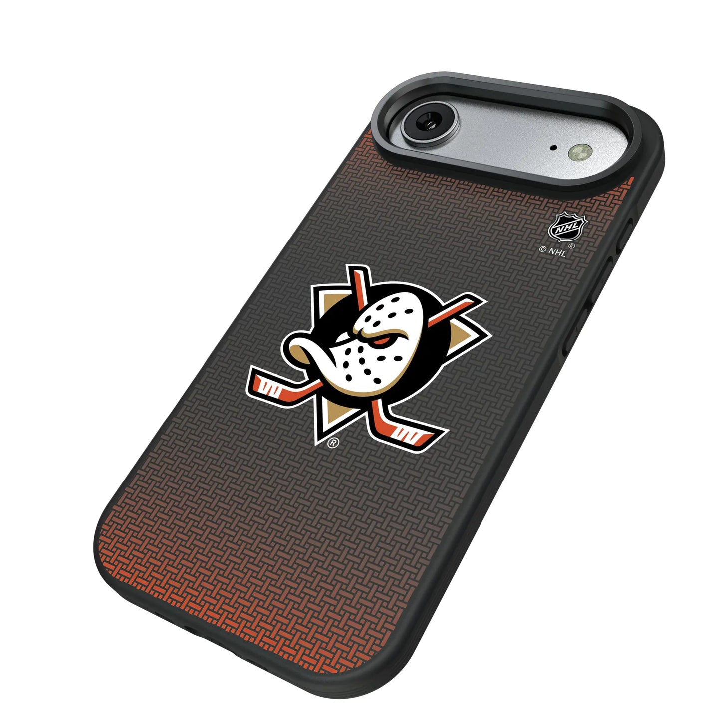 Anaheim Ducks Linen Bump Phone Case for Apple iPhone